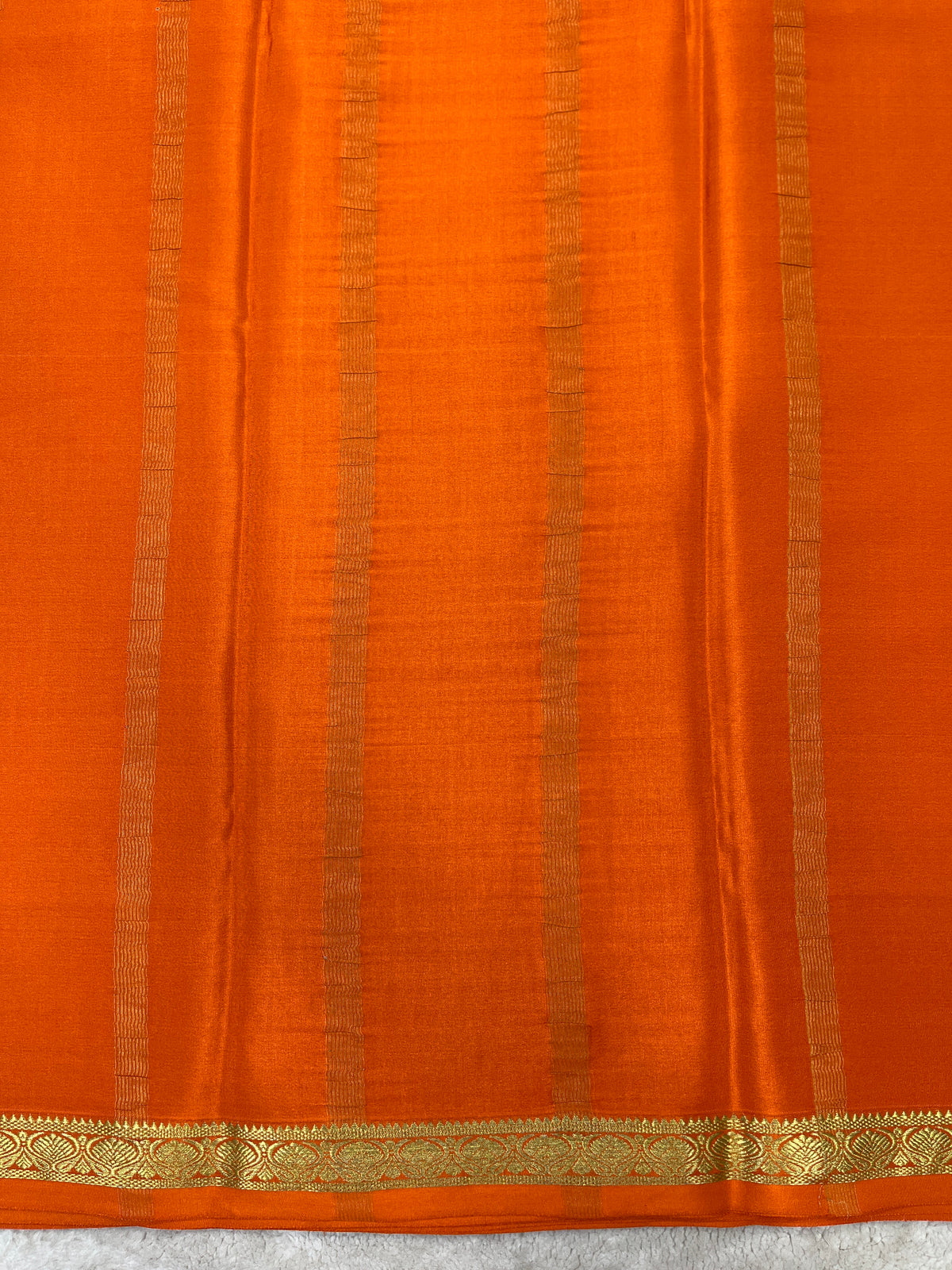 Pure crepe Mysore silk saree 12105002 (120gsm)