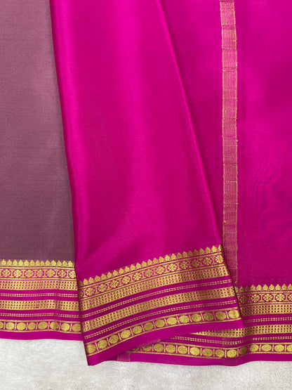 Pure crepe Mysore silk saree 13105585 (70gsm)