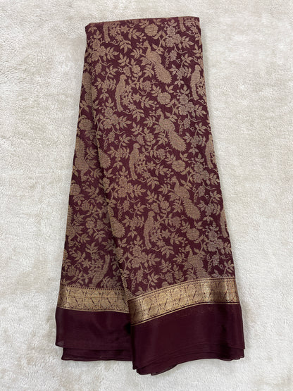 Pure crepe Mysore silk 1111101(80GSM)