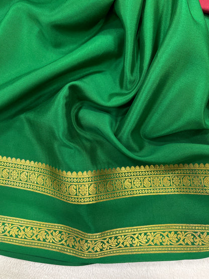 Pure crepe Mysore silk-Harshitha patli pallu(16274304)