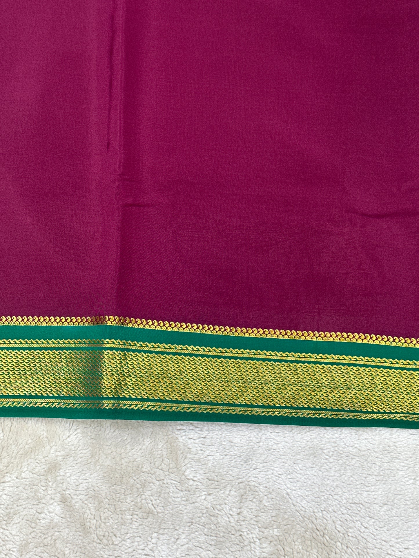 Sliver Based zari Pure Mysore Silk Saree