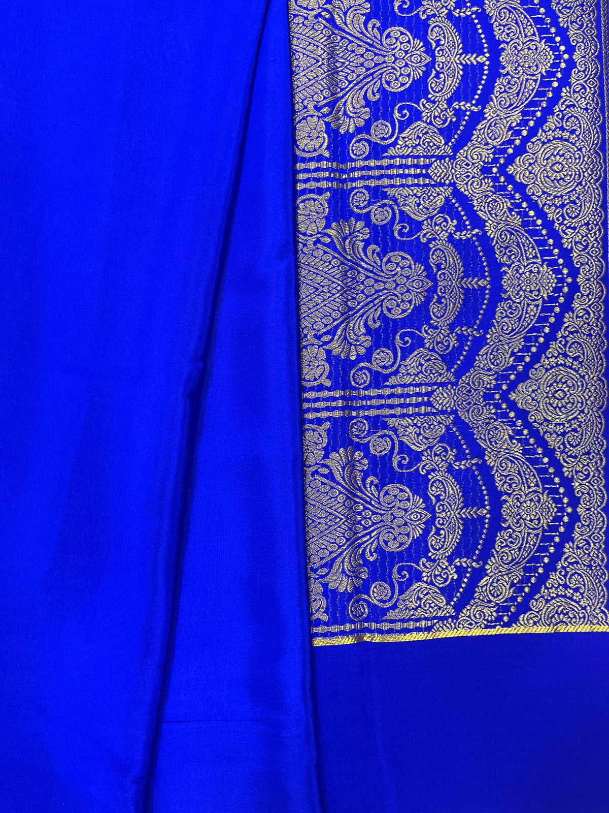 Pure  Mysore silk saree 1463631 (150 GSM )