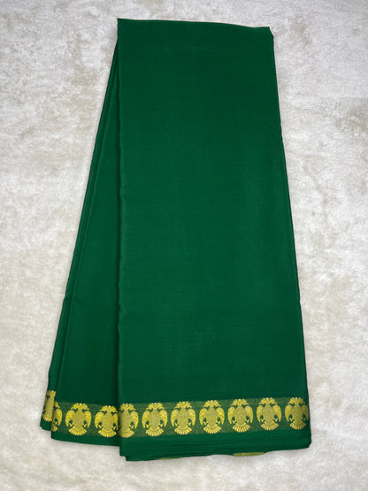 Pure crepe Mysore silk -Gatti border (1104001)