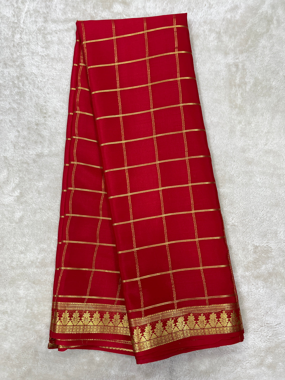 Pure crepe Mysore silk saree 13106333
