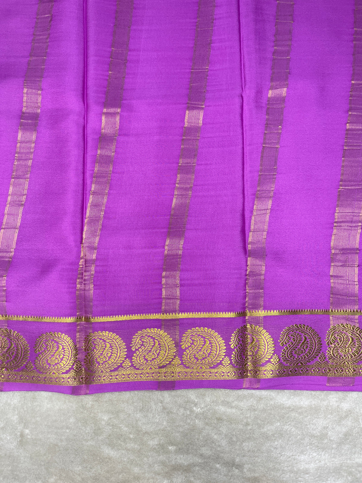 Pure Mysore crepe saree-120GSM(1104001)