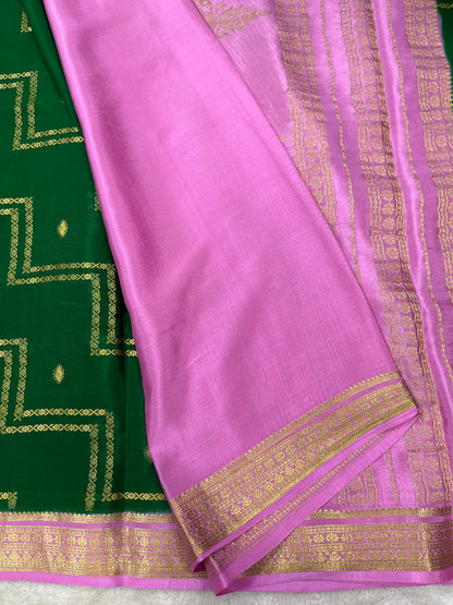 Pure Mysore crepe saree-120 GSM(1145313)