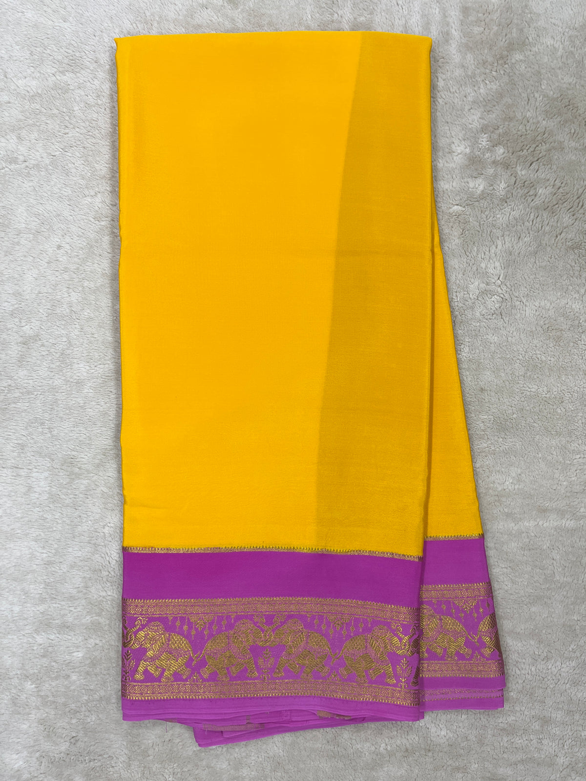 Pure Mysore Silk Saree-(14505362)