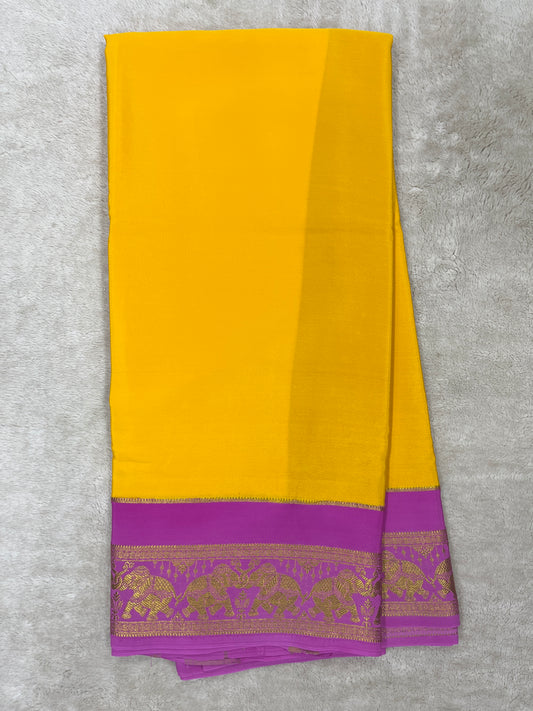 Pure Mysore Silk Saree-(14505362)