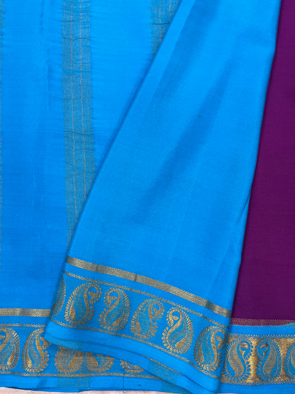 Pure Mysore crepe Saree- 120 Gsm(1104001)