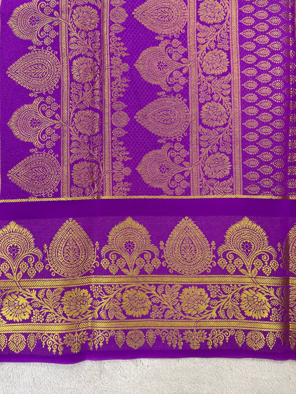 Pure  Mysore silk saree 1463631 ( 1250 GSM)