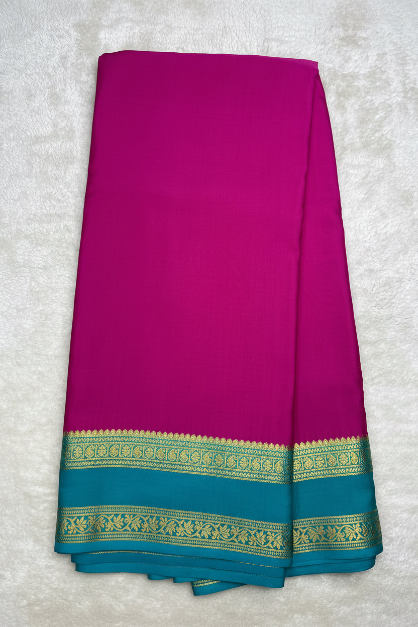 Pure Mysore crepe - partly Pallu ( 16274304)