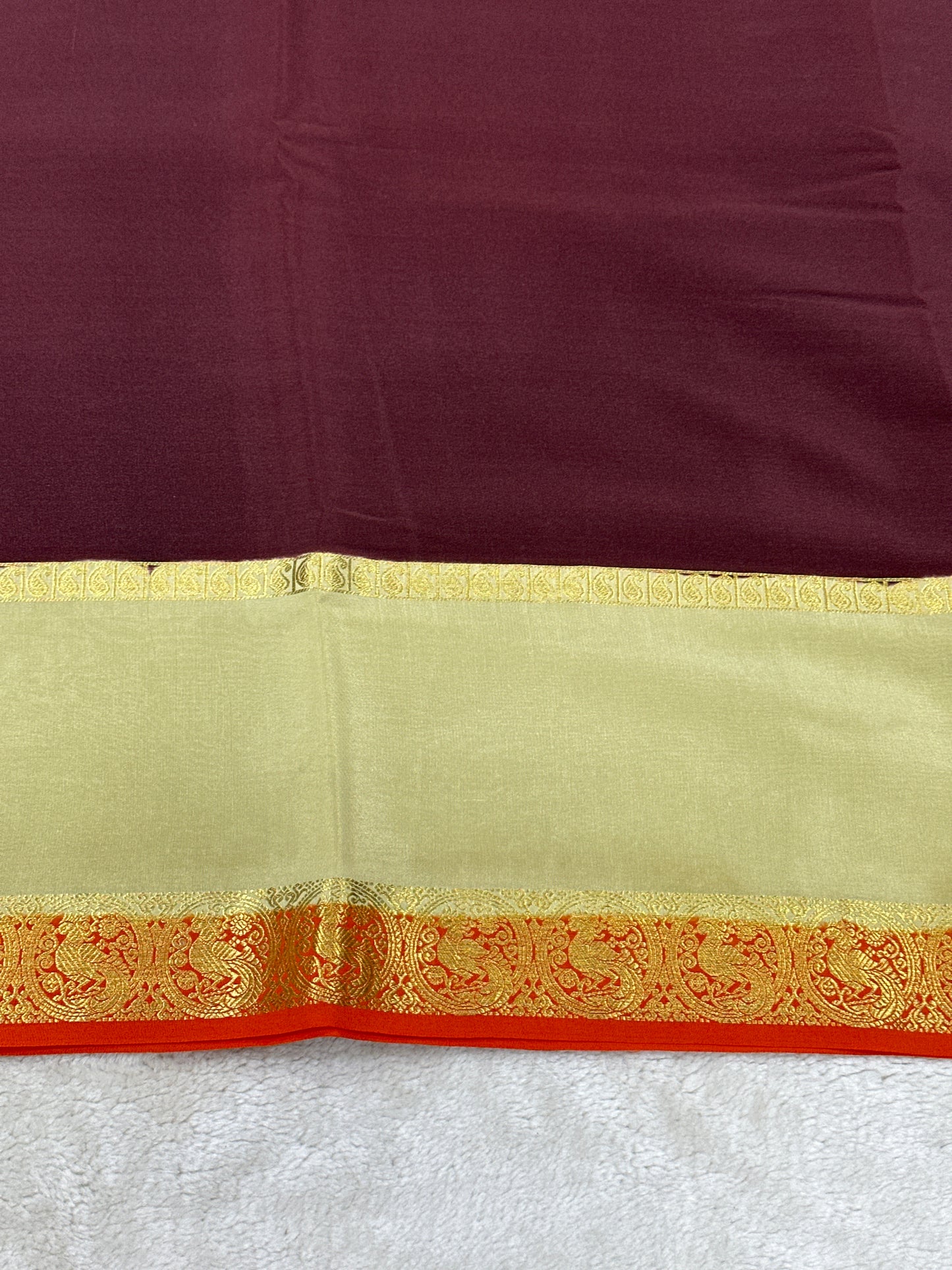 Sliver Based zari Pure Mysore Silk Saree