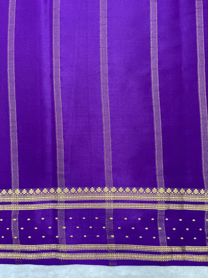 Pure crepe Mysore silk saree 26390101 (100gsm)
