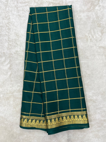 Pure crepe Mysore silk saree 13106333