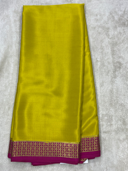 Pure Crepe Mysore Silk Multi checks  - 1145317
