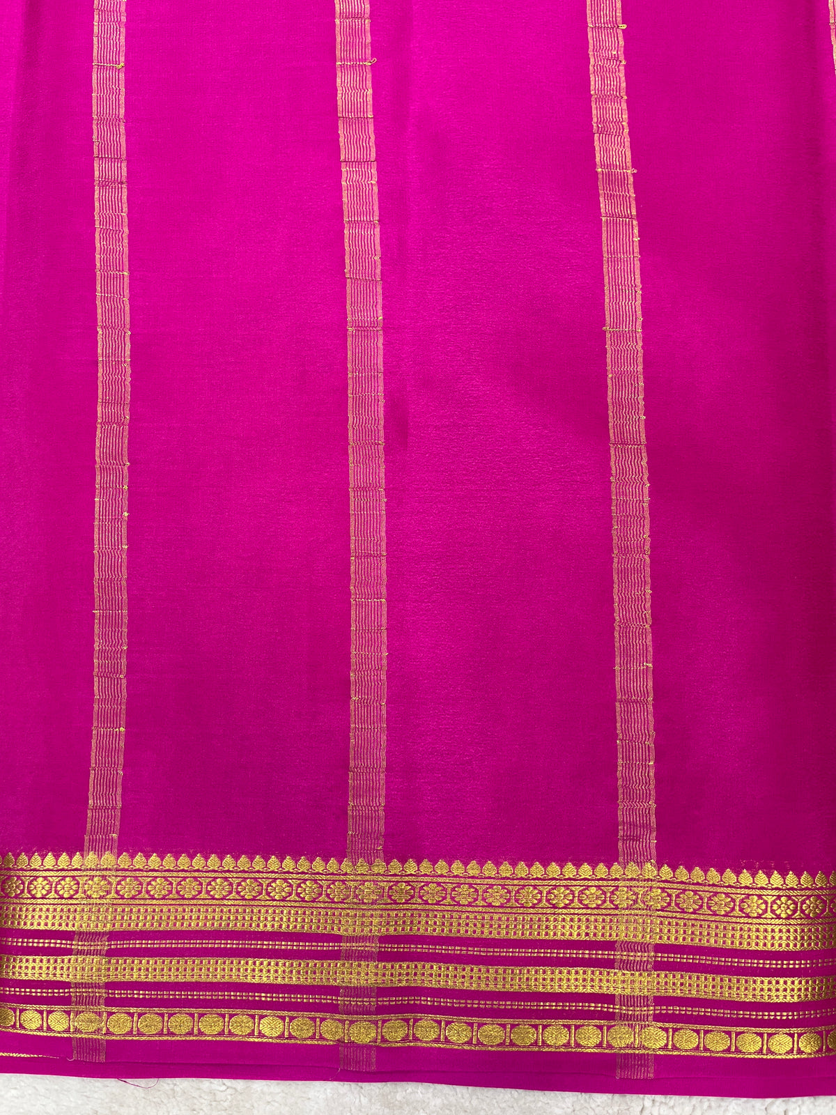 Pure crepe Mysore silk saree 13105585 (70gsm)