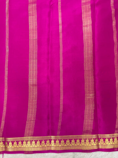 Pure crepe Mysore silk saree 13106333