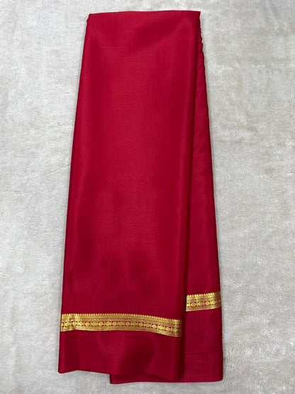 Pure crepe Mysore silk saree 26387301 (70gsm)