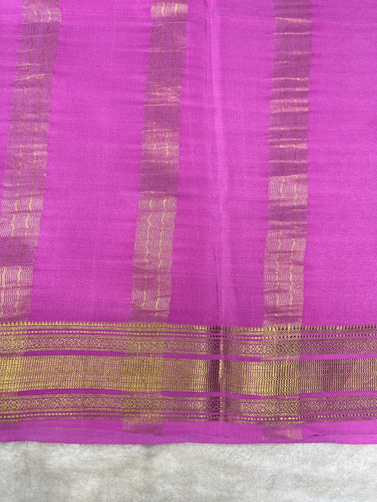 Pure Mysore crepe saree-120 GSM(1146001)