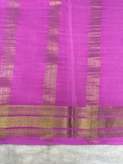 Pure Mysore crepe saree-120 GSM(1146001)