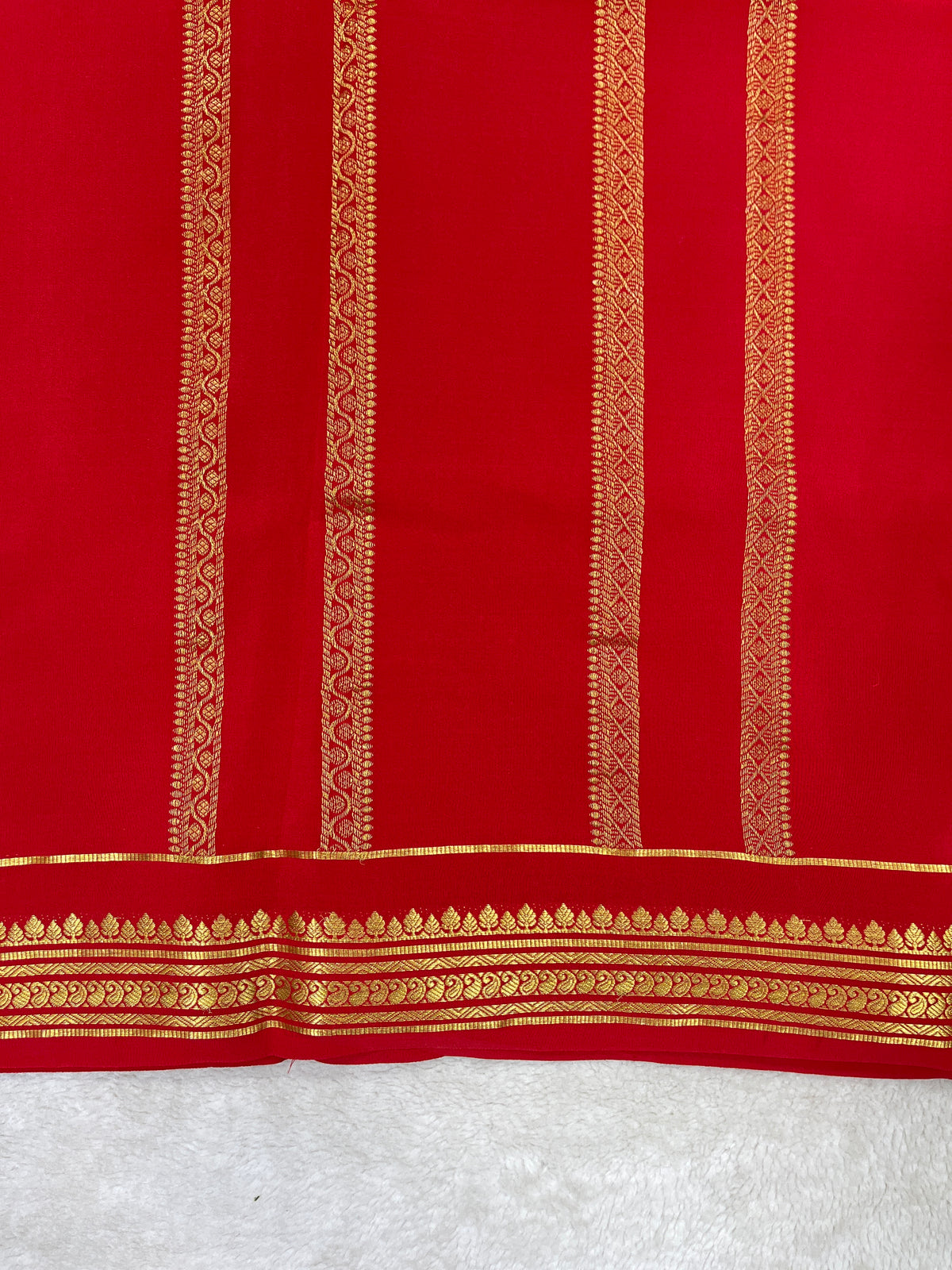 Pure Mysore silk saree -(1455490)