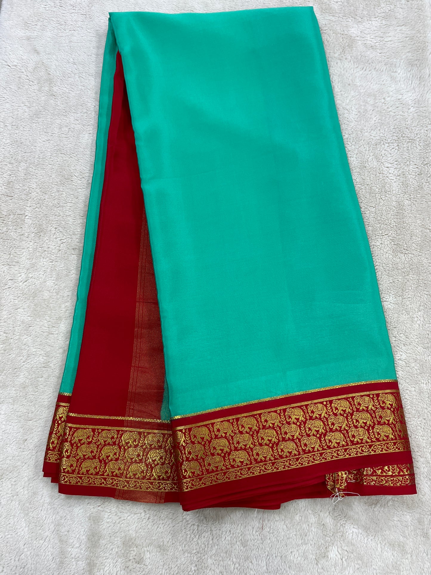 Sliver Based zari Pure Mysore Silk Saree