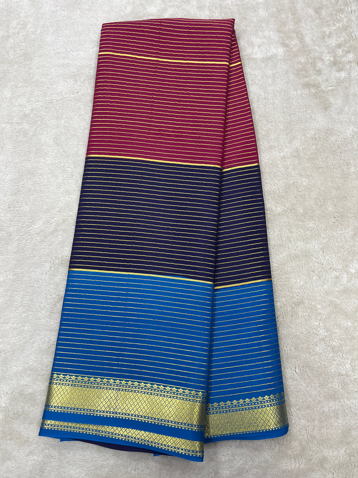 Pure crepe Mysore silk saree 26386509 (70gsm)