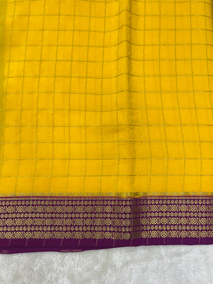 Sliver zari Mysore silk sarees