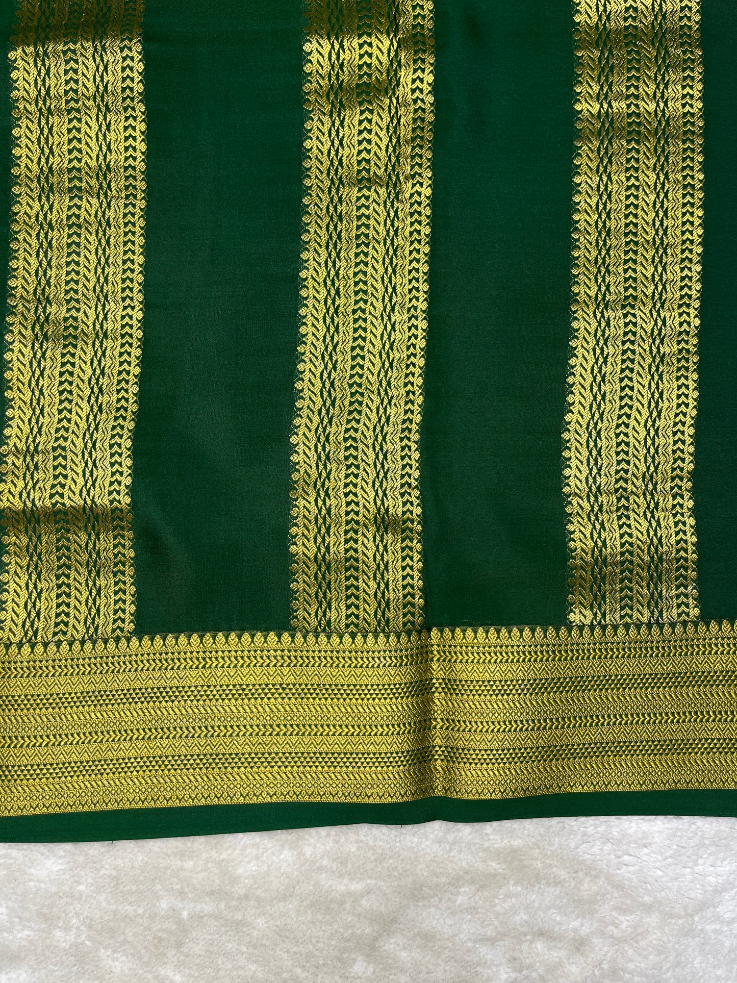 Pure Mysore crepe saree-120 GSM
