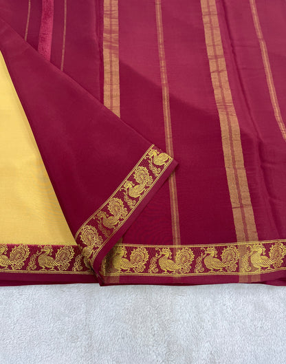 Sliver Based Zari Pure Mysore Silk Saree