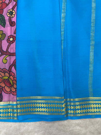 Pure crepe Mysore silk saree 26386623(70gsm)