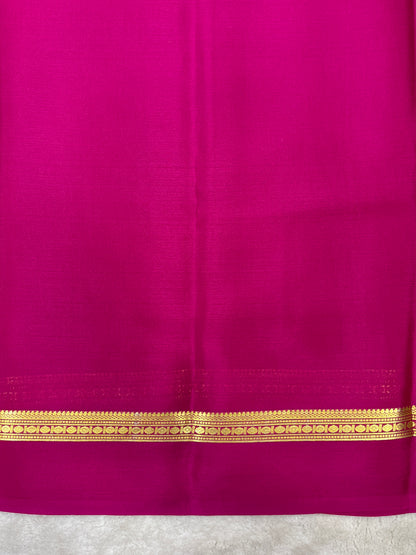 Pure crepe Mysore silk saree 26387301 (70gsm)