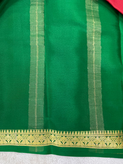 Pure crepe Mysore silk-Piping Contrast(1103601)