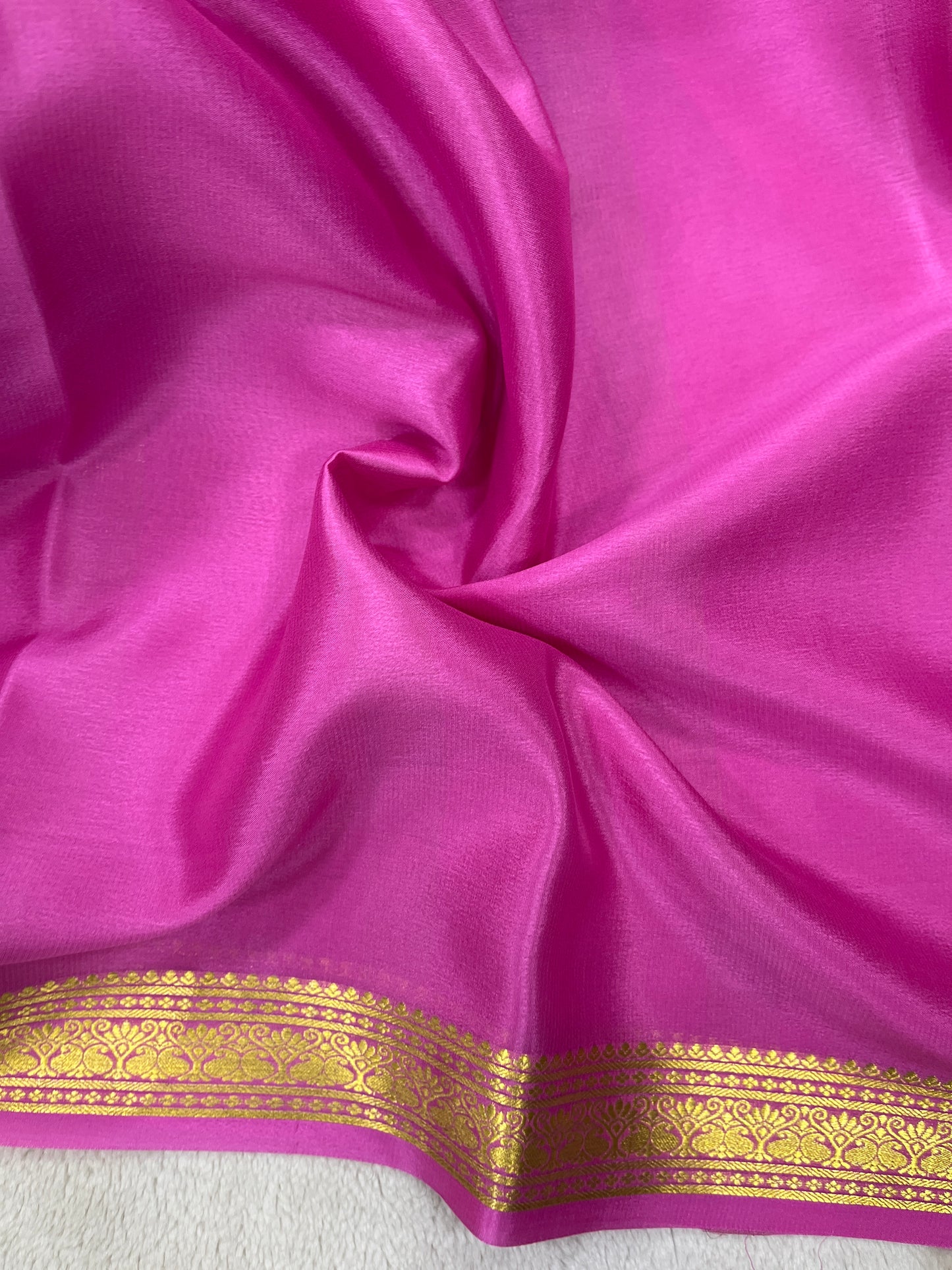 Pure crepe Mysore silk-Piping Contrast(1103601)