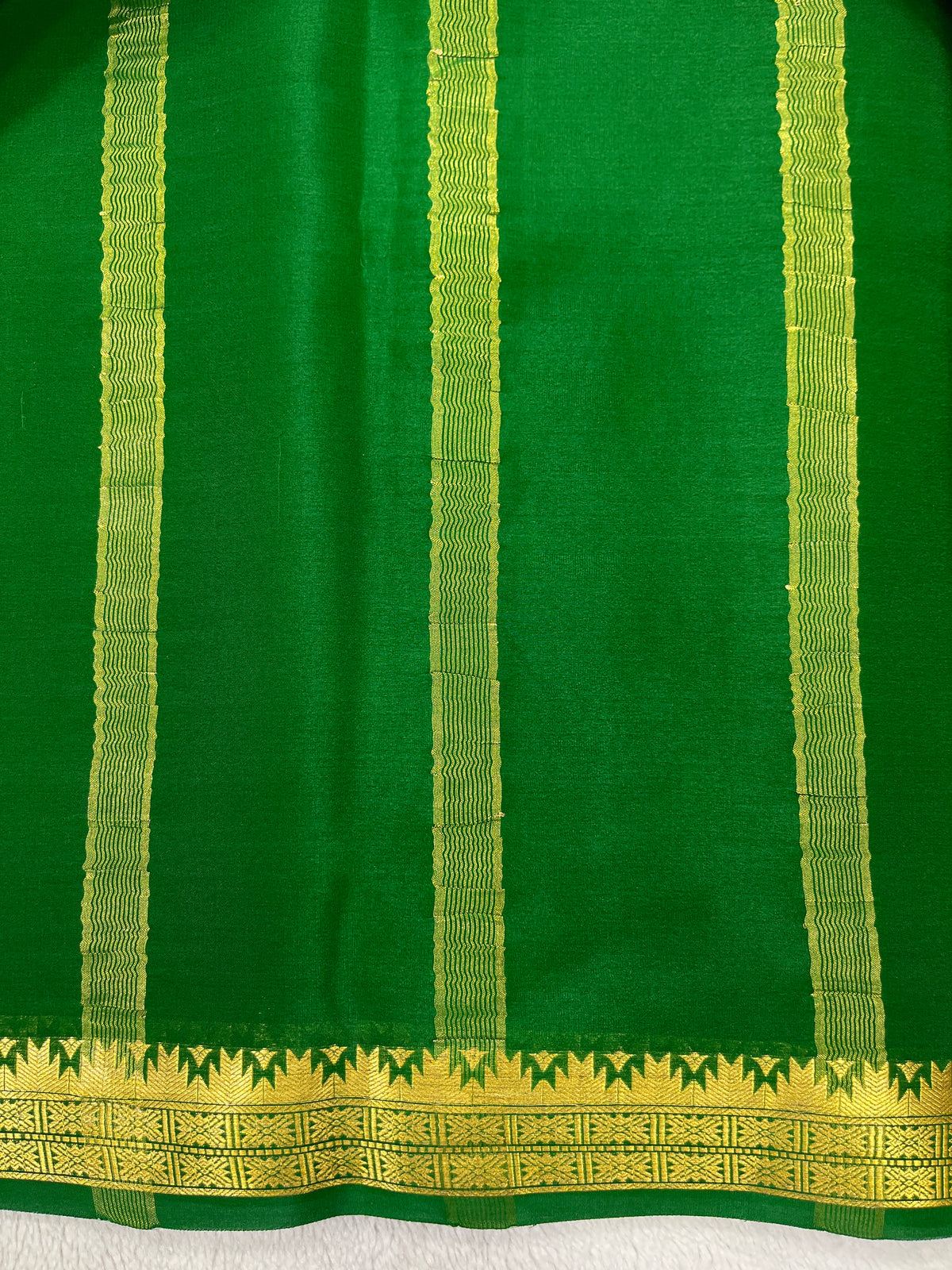 Pure crepe Mysore silk-Piping Contrast(1103601)