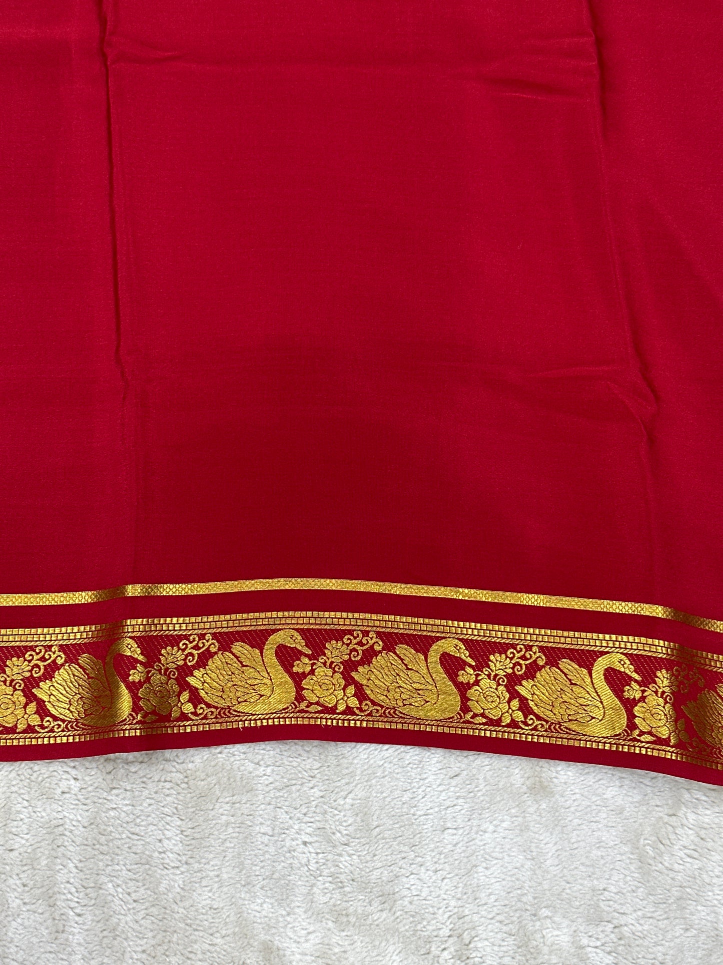 Sliver Based zari Pure Mysore Silk Saree