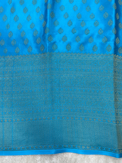 Pure Crepe Mysore Silk brocade - 1145315