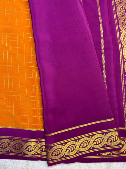 Pure Mysore silk-kslc checks (1453899)
