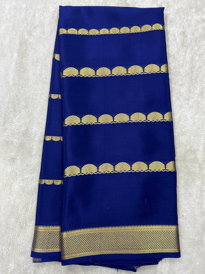 Pure Crepe Mysore Silk all checks - 1145317