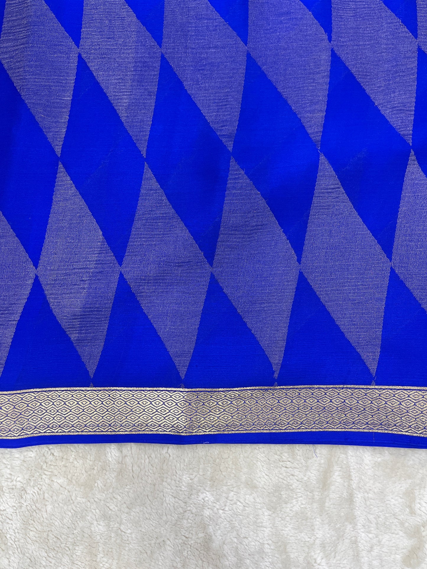Pure Crepe Mysore Silk brocade - 1145311