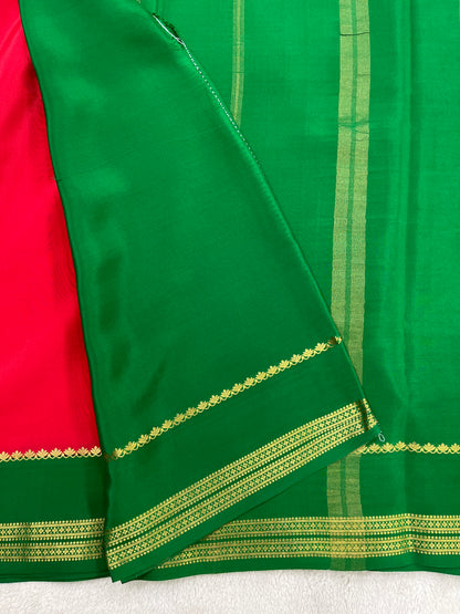 Sliver Based zari Pure Mysore Silk Saree