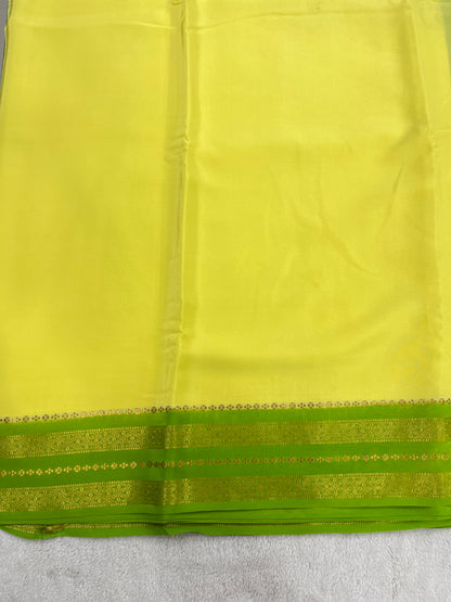 Sliver Based Zari Pure Mysore Silk Saree