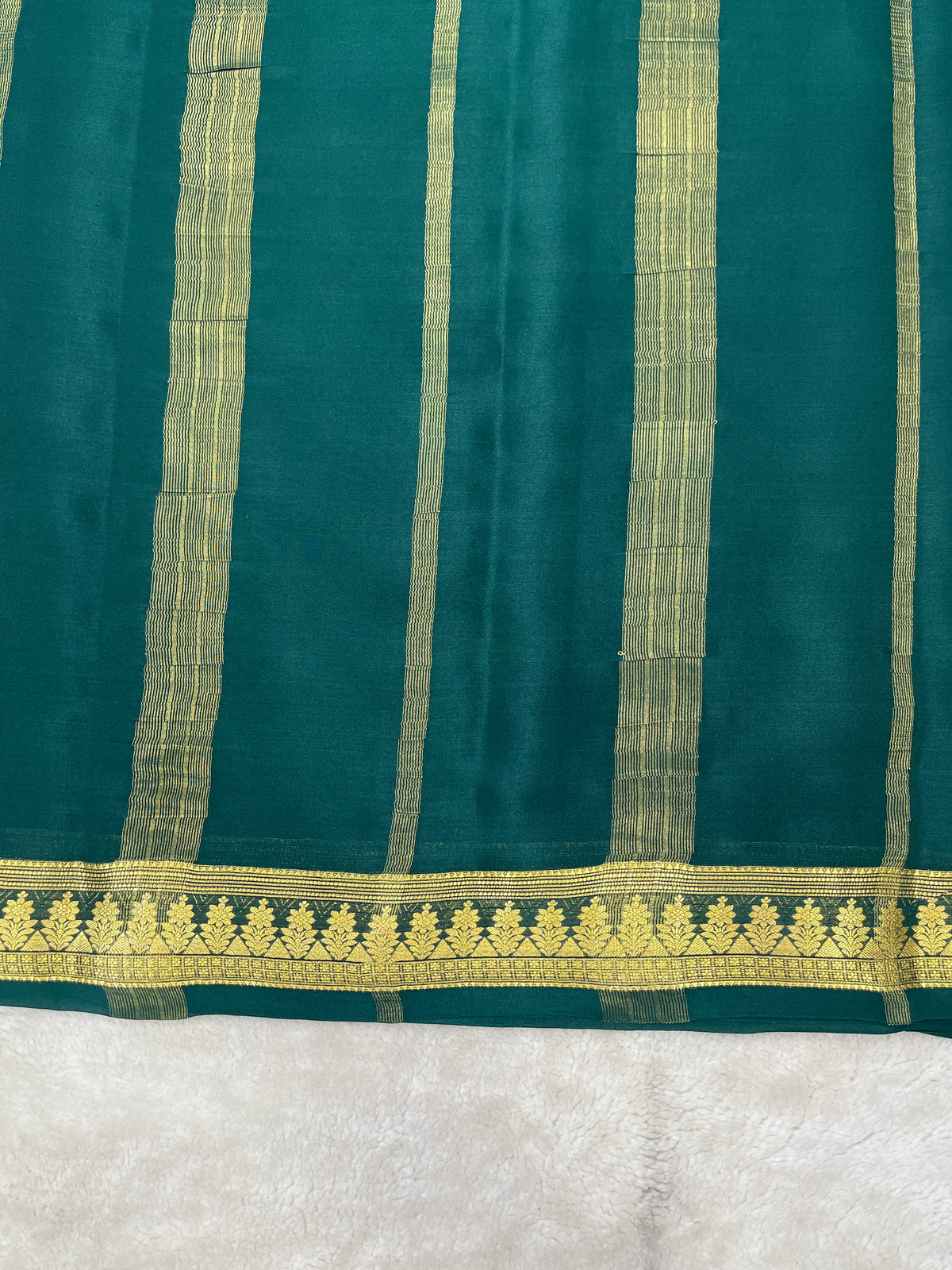 Pure crepe Mysore silk saree 13106333