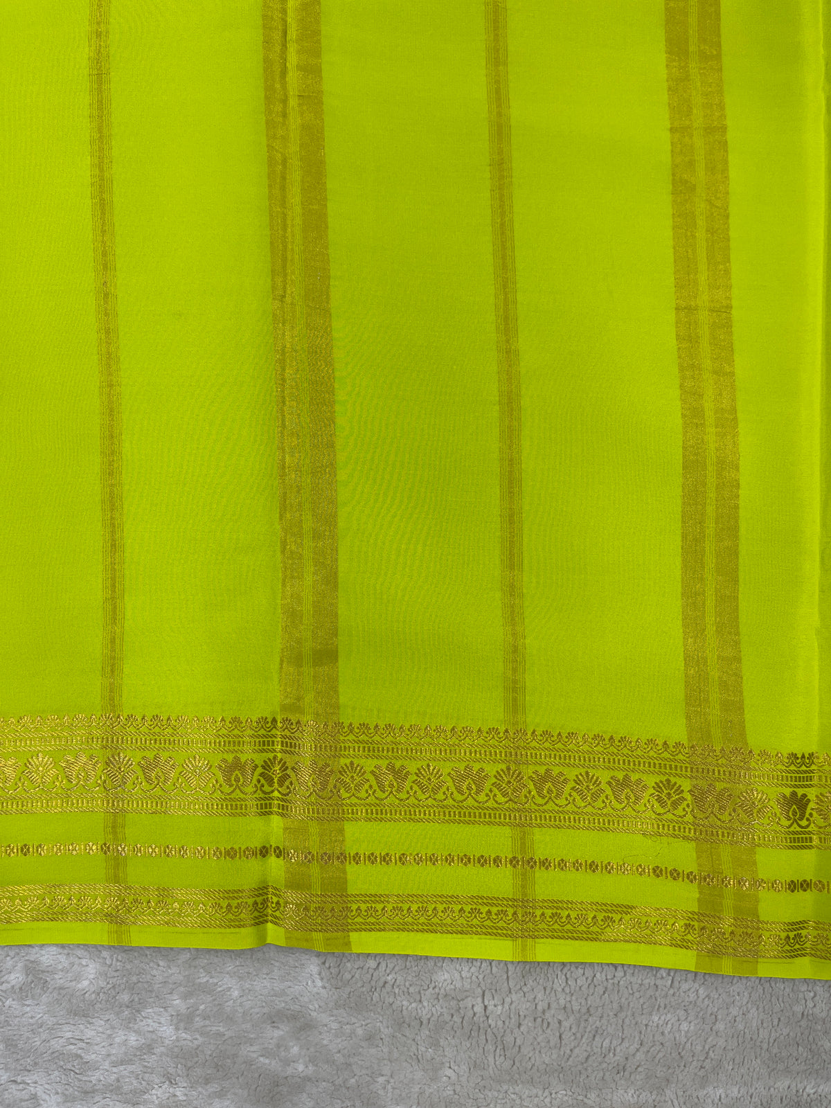 Pure Mysore Silk Saree-(1455156)