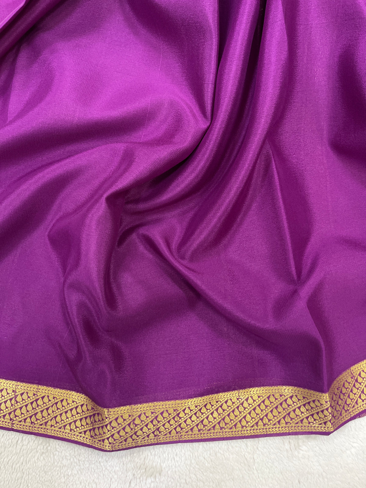Pure crepe Mysore silk-Big Checks(1101804)