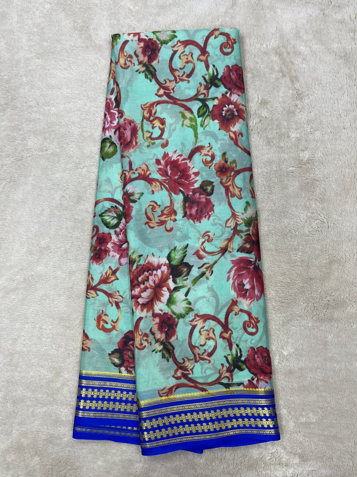 Pure crepe Mysore silk saree 26386623 (70gsm)
