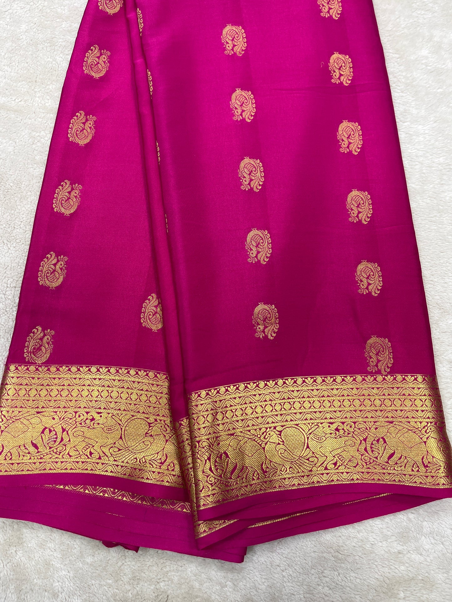 Pure Mysore silk saree- Butta(259871)