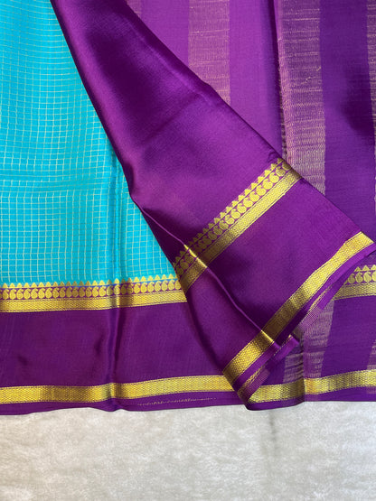 Pure Crepe Mysore Silk Saree-80 GSM(1101805)