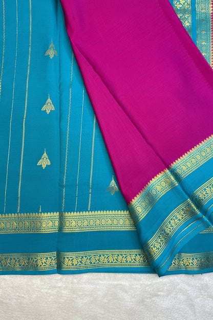 Pure Mysore crepe - partly Pallu ( 16274304)