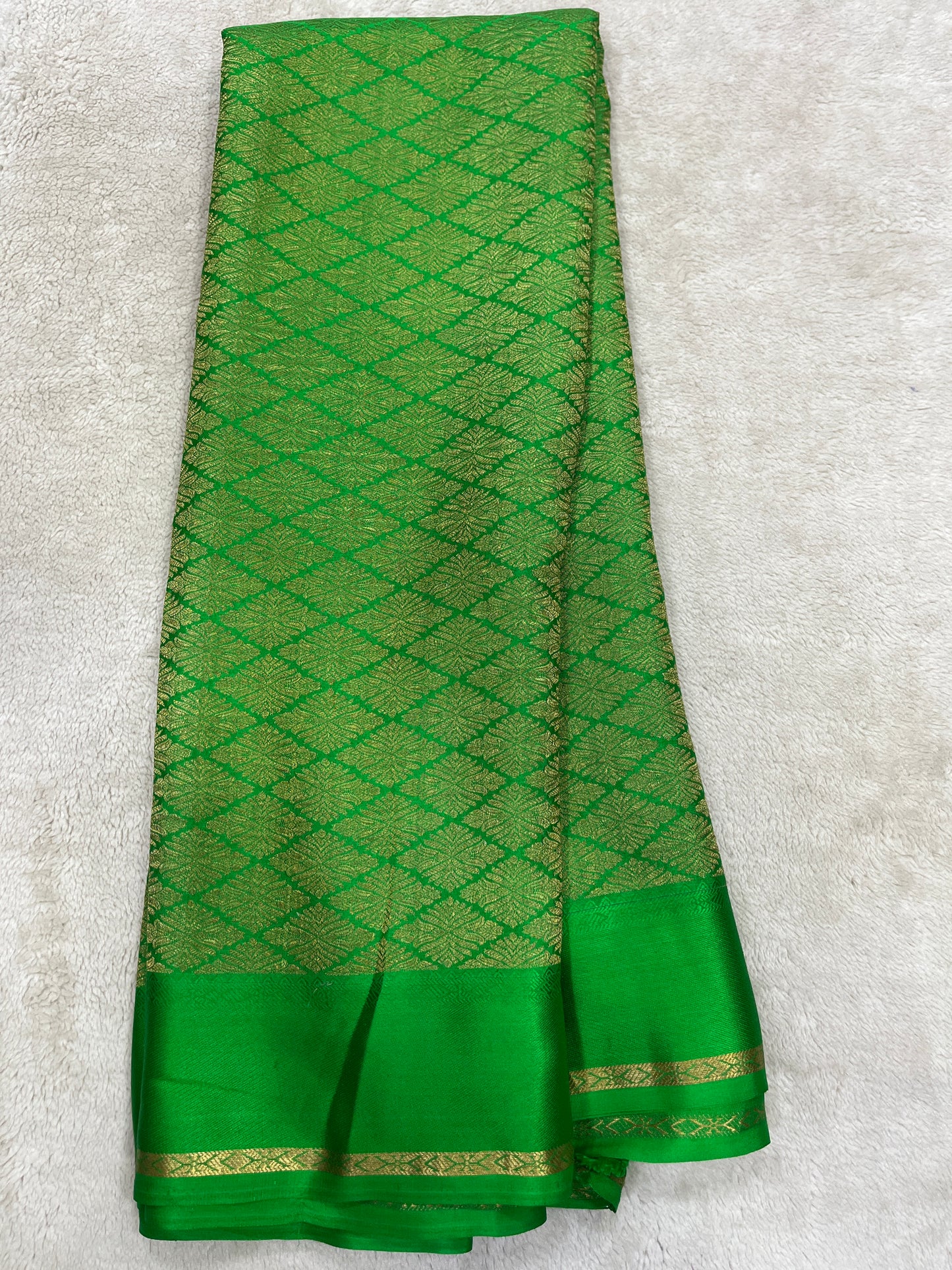 Pure crepe Mysore silk-Lav Ambani(15080814)
